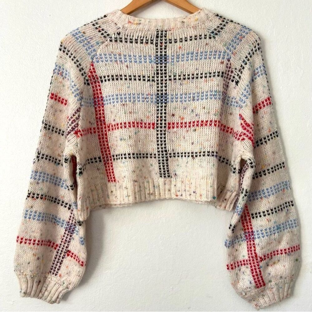 Topshop Check Pattern Sweater - Picture 7 of 12